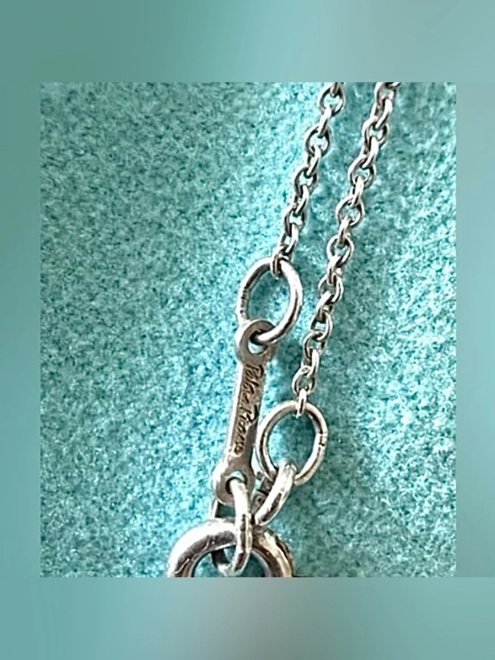 Tiffany & Co. Paloma Picasso 925 Sterling Silver Graffiti X Pendant Necklace